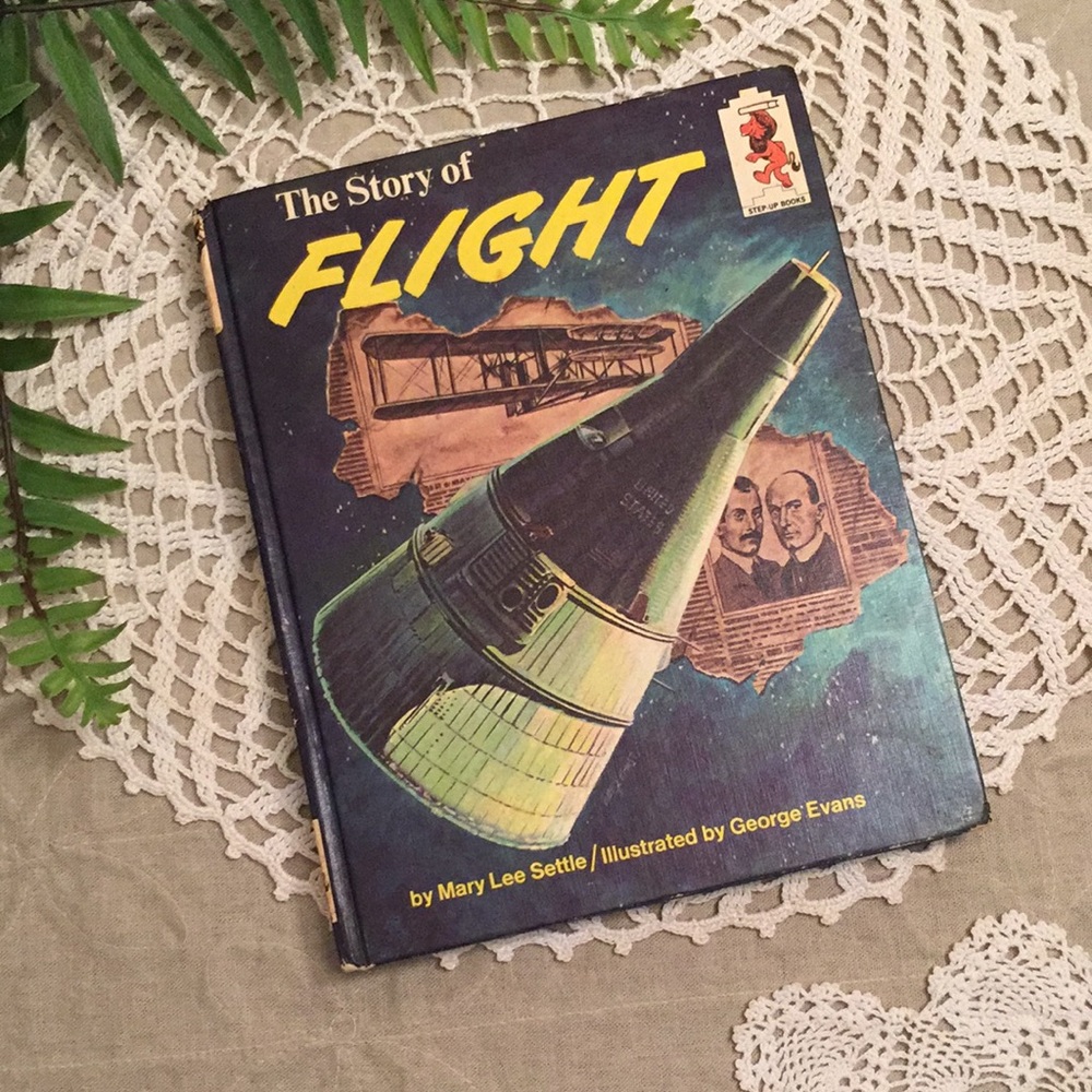 Vintage The Story Of Flight Book 1967 Before Moon Landing Space History